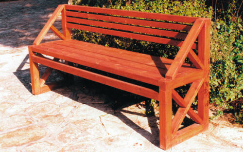panchina il legno modello borghese sunwood